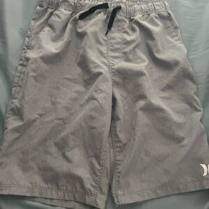 Hurley Light Gray shorts, boys large